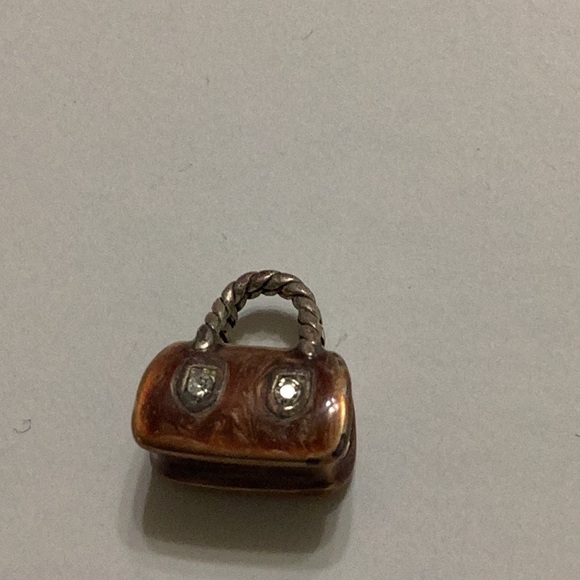 Silpada Brown Purse Charm, used for Display. Vintage - Picture 1 of 8